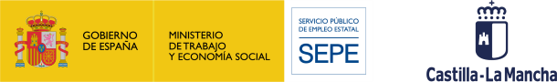 Ministerio de Trabajo y Economía Social SEPE + Junta de Comunidades de Castiila-La Mancha